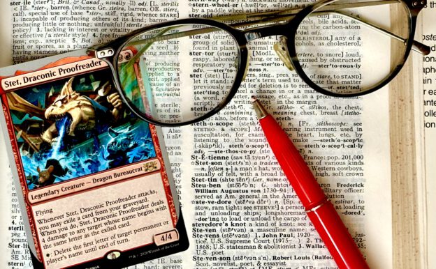 Stet - daconic Proofreader und websters